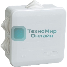 Коробка распаячная ОП 100х100х50 IP44 КМ41255 IEK UKOZ11-100-100-050-K41-44