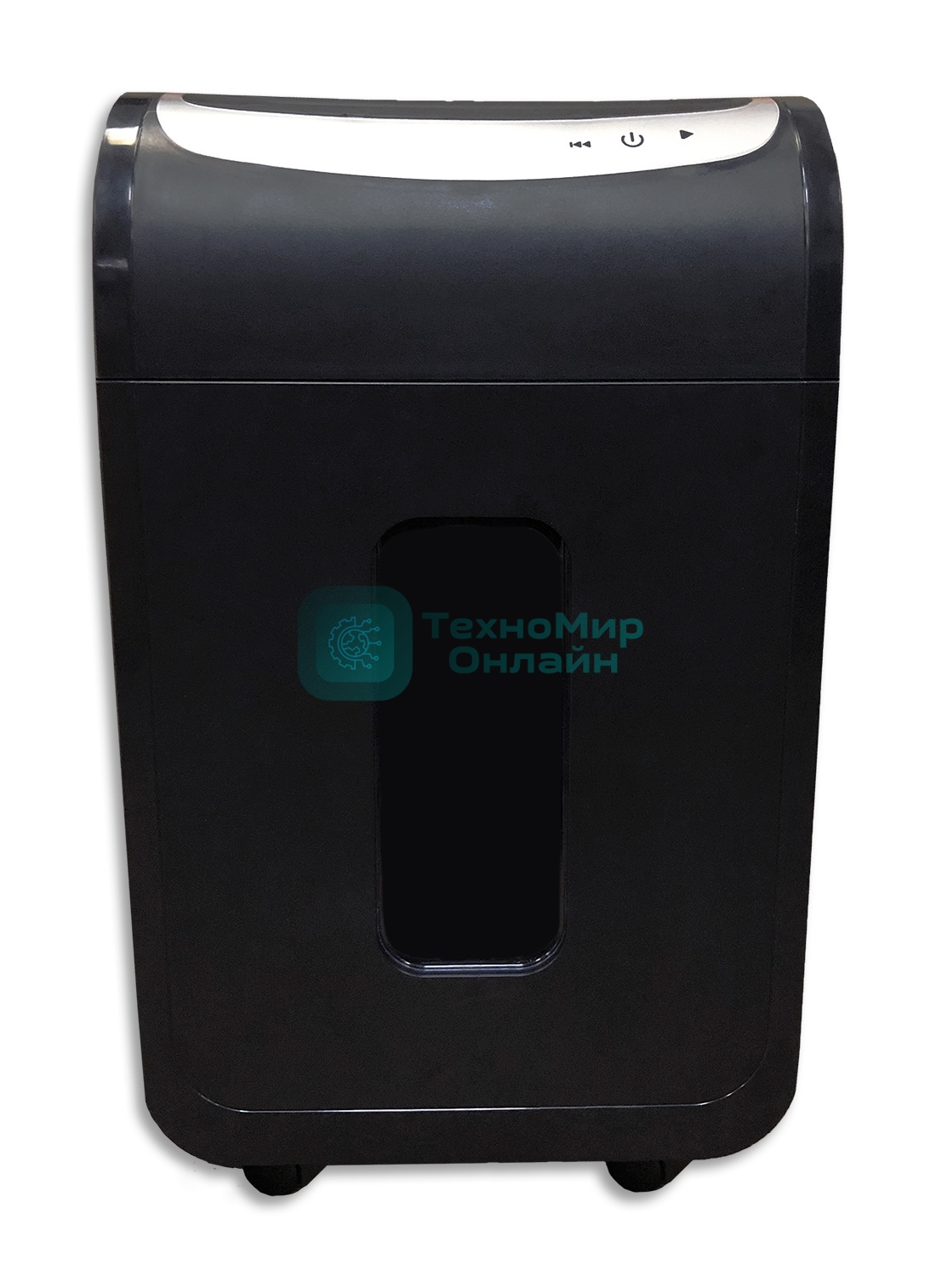 Шредер Office Kit S218 (1,9x13) черный (секр.P-5)/фрагменты/22лист./30лтр./скрепки/скобы/пл.карты/CD