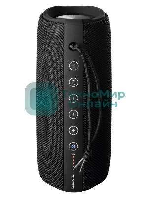 Колонка портативная Hyundai H-PAC340 черный 20W 1.0 BT/3.5Jack/USB 10м 5000mAh