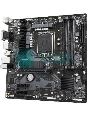 Материнская плата Gigabyte B760M DS3H DDR4, LGA 1700, Intel B760, 4xDDR4, 4xSATA, 2xM.2, 1xPCIe 4.0 x16, 2xPCIe x1, 1xHDMI, 1xDP, 1xVGA, 1x 2.5Gb LAN, 3xUSB-A 3.2 Gen 1, 1xUSB-C 3.2 Gen 2, 2xUSB-A 2.0, 3x3.5 мм, 7.1, mATX