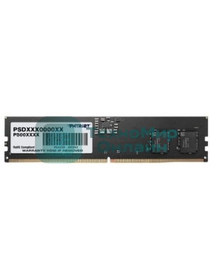 Оперативная память Patriot Signature, DDR5, 16GB (1x16 GB), 5200 MHz, CL42, DIMM