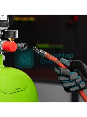 Шланг пневматический резиновый Stels 57021 10x16мм, 24 бар, армированный, быстросъем, 10 м