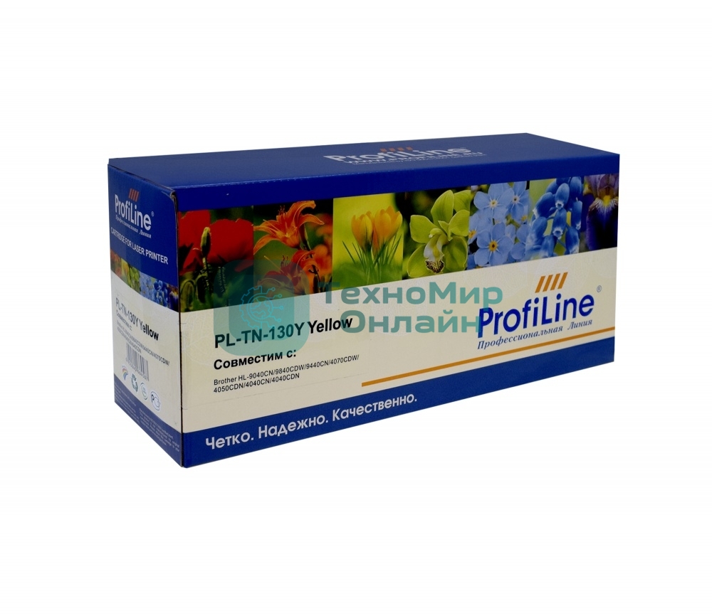 Картридж ProfiLine PL-TN-130Y для принтеров Brother DCP 9042CDN/9045CDN/9040CN/MFC/9840CDW/9440CN/HL/4040CN/4050CDN/4070C 1500 копий Yellow
