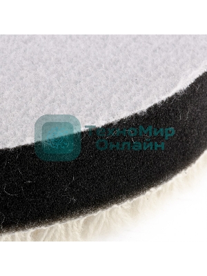 Насадка Matrix полировальная под липучку, 125 мм короткая плетеная шерстяная нить