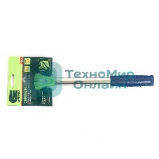 Скребок Сибртех, фиксированное лезвие, 100 мм металлич, обрезиненная ручка, 300 мм