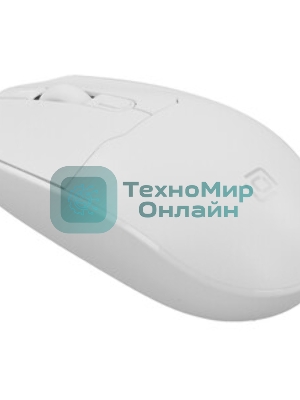 Мышь проводная Oklick 147M белый, 2000 dpi, USB, кнопки - 4