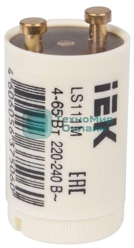 Стартер LS111M 4-65Вт 220-240В IEK LLD111-LS-65