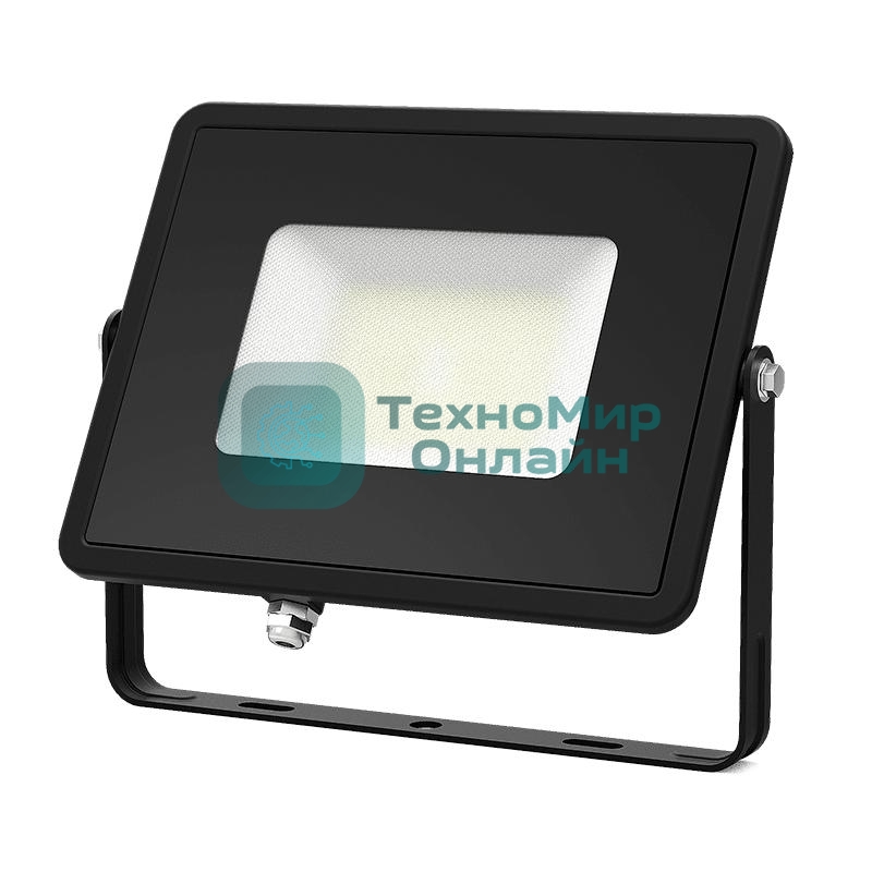 Прожектор светодиодный Gauss Qplus 150Вт 6500К 18000лм IP65 графит. сер. 1/4