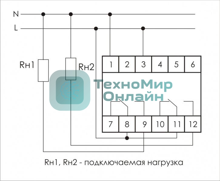 Реле времени PCR-515 (задержка вкл. 230В 2х8А 2перекл. IP20 монтаж на DIN-рейке) F&F EA02.001.006