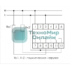 Реле времени PCR-515 (задержка вкл. 230В 2х8А 2перекл. IP20 монтаж на DIN-рейке) F&F EA02.001.006