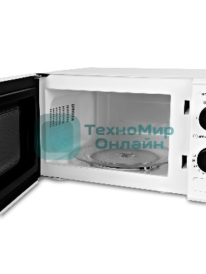 Микроволновая печь Hyundai HYM-M2041 белый, 20 л, 700 Вт, переключатели - поворотный механизм