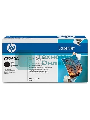Картридж лазерный HP CE250A черный для CLJ CM3530/CP3525 5000 стр.