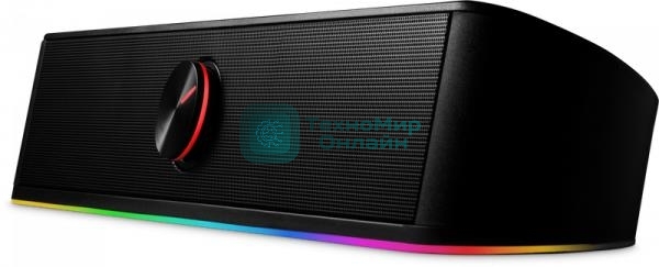 Акустическая система Defender Adiemus черный (6Вт, подсветка RGb, питание от USB)