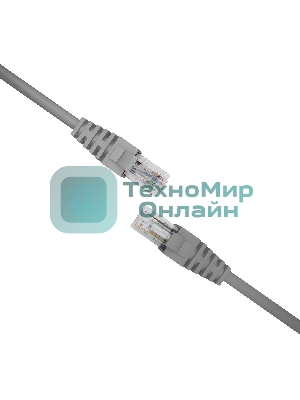 Патч-корд NTSS NTSS-PC-UTP-RJ45-6-1.0-LSZH-GY NTSS-PC-UTP-RJ45-6-1.0-LSZH UTP RJ-45 вил.-вилка RJ-45 кат.6 1м серый LSZH (уп.:1шт) 24AWG