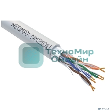 Кабель NEOMAX NM21011 F/UTP cat.5e 4 пары (305 м) 0.48 мм (24 AWG) Медь LSZH, серый