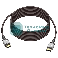 Кабель аудио-видео Digma HDMI (m)/HDMI (m) 5м. позолоч.конт. черный (D-HDMI-V2.0-5M)