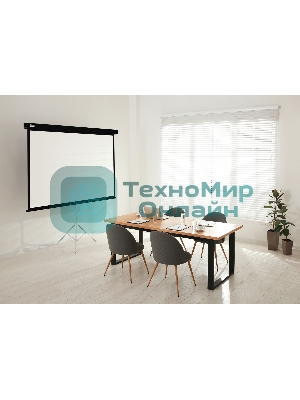 Экран Cactus 149.4x265.7см Wallscreen CS-PSW-149X265-BK 16:9 настенно-потолочный рулонный черный