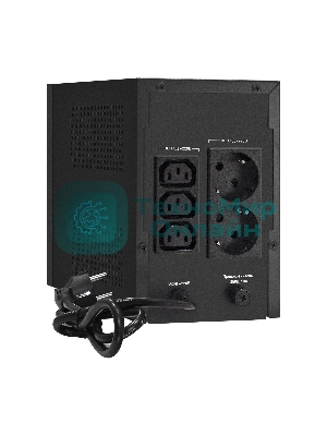 Источник бесперебойного питания ExeGate EX292797RUS SpecialPro UNB-1500.LED.AVR.2SH.3C13 1500VA/950W, LED, AVR, 2*Schuko+3*C13, съемн.кабель, металлический корпус, черный