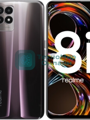 Дисплей для Realme 8i черный