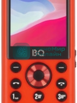 Мобильный телефон BQ 2458 Barrel L красный/черный