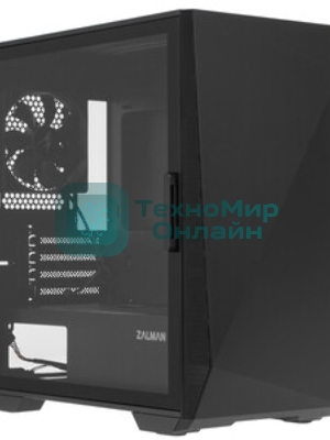 Компьютерный корпус ZALMAN Z1 ICEBERG, MicroATX, черный, WINDOW, 2xCOMBO (3.5