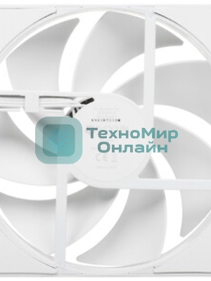 Вентилятор для корпуса ID-Cooling AF-125-W белый, 120 мм, 2000 об/мин, 29.85 дБ, 4 pin