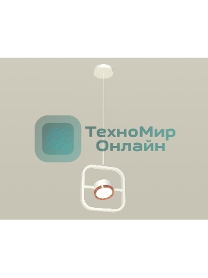 Светильник Ambrella light XB9118104 SWH/PPG белый песок/золото розовое полированное GX53 (C9118, N8126)