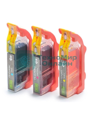 Картридж струйный Cactus CS-CLI426C/M/Y многоцветный (3 x 8,4 мл) для Canon MG5140/5240/6140/8140/MX884