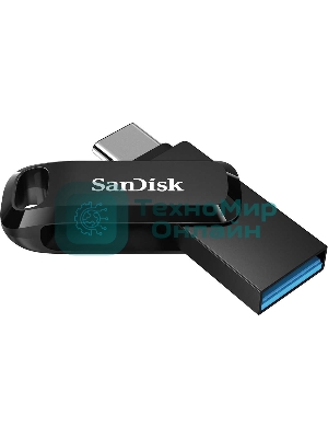 Флешка USB Sandisk 128Gb Ultra Dual Go SDDDC3-128G-G46 USB3.1 черный