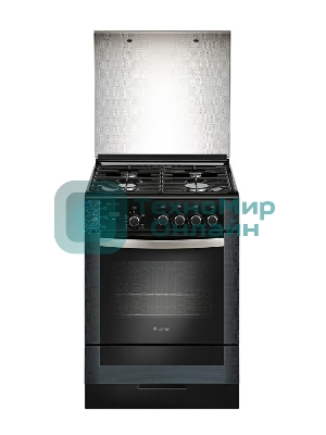 Плита газовая Gefest ПГ 6300-03 0046 черный, конфорок 4 шт, духовка 52 л, 60 см x 85 см x 60 см