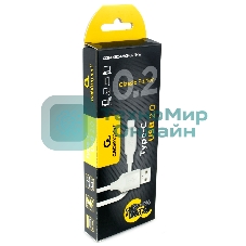 Кабель USB2.0 Cablexpert CCB-USB2-AMCMO2-1MW, AM/Type-C, издание Classic 0.2, длина 1м, белый, блистер