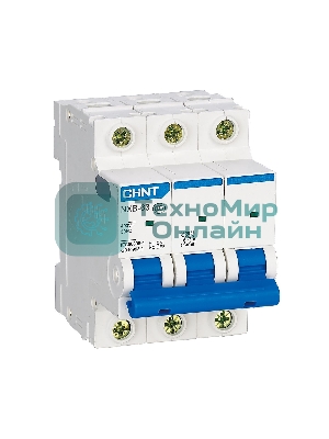 Выключатель автоматический CHINT 3п C 20А 4.5кА NXB-63S