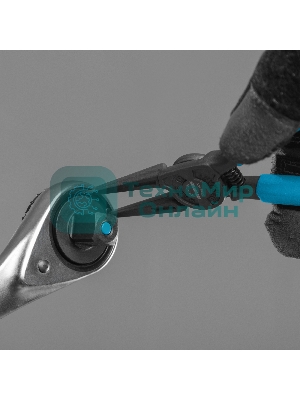 Съемник Gross 175 мм, для внешних стопорных колец (19-60 мм), прямые губки (разжим)