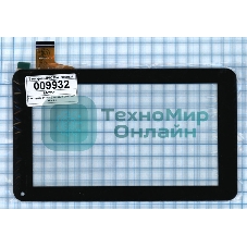 Сенсорное стекло (тачскрин) ZP9020-7, черное