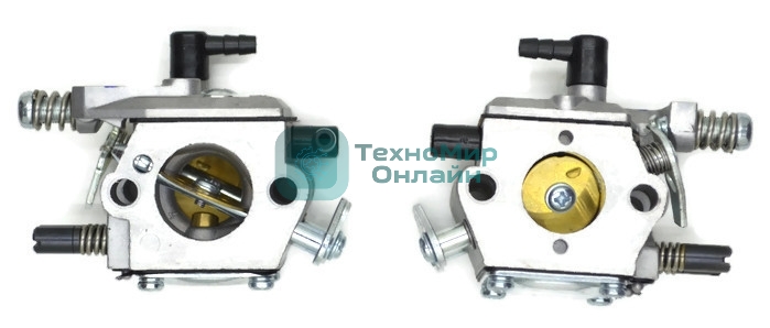 Карбюратор для бензопил 45/52/4500/5200/4518/5220 (пластиковые отводы) 100035