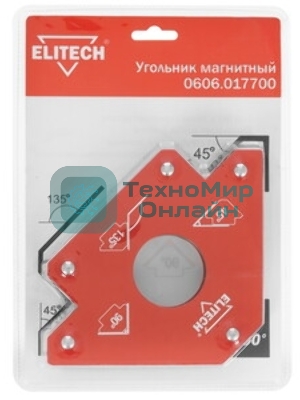 Магнитный угольник Elitech 0606.017300 326гр