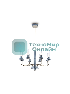 Люстра Ambrella light LH53126/8 GD/WH/GB золото/белый/серо-синий 13W 3000K D720*1120