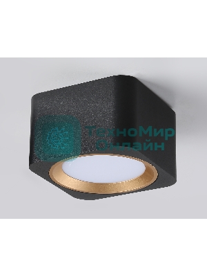 Светильник накладной TN70832 BK/GD черный/золото GX53 max 12W 96*96*60