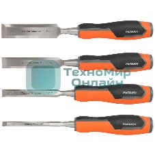 Набор стамесок PATRIOT, CrV, 4 шт: 6, 12, 19, 25мм