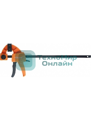 Струбцина быстрозажимная Sturm! 1078-08-45, 450мм, резиновые накладки, 70-100кгс, сжим-разжим