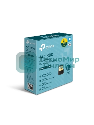Ультракомпактный Wi-Fi USB-адаптер TP-Link Archer T3U Nano AC1300 с поддержкой MU-MIMO