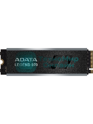 Накопитель SSD ADATA LEGEND 970, 2Tb, PCIe 5.0 x4, M.2 2280, NVMe, R/W 10000/10000, с радиатором