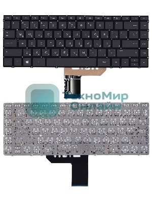 Клавиатура для ноутбука HP Spectre X360 13-w000 13-ac000 черная с подсветкой