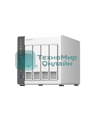 Сетевое хранилище NAS Qnap D4 (REV. C) 4-bay настольный Cortex-A55 RK3568B2