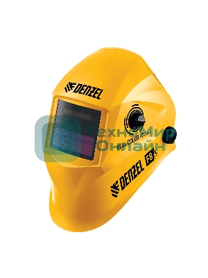 Щиток защитный лицевой (маска сварщика) Denzel F8, см. окно 100х50, Real Color, DIN 4-8/9-13