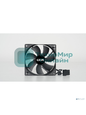 Вентилятор для корпуса CBR CBR-CF-12025-1200B черный, 120 мм, 1200 об/мин, 25 дБ, 3 pin