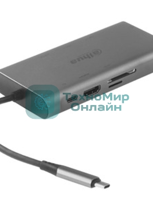 USB-концентратор Dahua TC35, USB Type-C, HDMI + USB 3.0 + PD Docking Station, USB