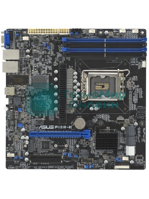 Материнская плата серверная ASUS P13R-M, LGA1700, Intel C262, 4xDDR5 (ECC), 8xSATA, 1xM.2, 1xPCIe 5.0 x16, 1xPCIe 3.0 x8, 1xVGA, 3x1Gb LAN, 3xUSB-A 10Gbps, mATX