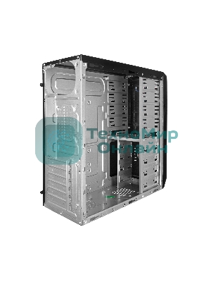 Компьютерный корпус Miditower ExeGate UN-604 Black, ATX, (UN400, 120мм) 2хUSB+2хUSB 3.0, Audio