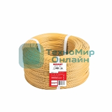 Провод ПГВА Rexant 1х1.00 мм², Cu, желтый, бухта 200 м